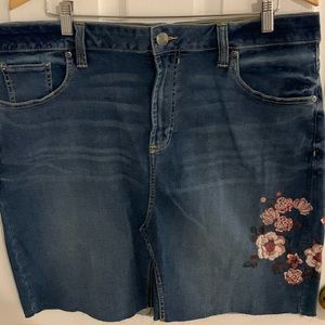 7 For All Mankind Size 16 Jean Skirt
